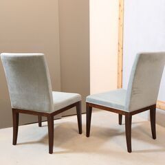 イタリアのPHILIPP SELVA(フィリップ・セルバ) Eleganza アームレスチェア 2脚セットです。モダンな印象のダイニングチェアはリビングのサイドチェアやラウンジチェアとしても♪の画像