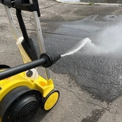 KARCHER ケルヒャー ホースリール付 家庭用 冷水 高圧洗浄機 550M 動作確認済 水漏れナシ 中古品 ①
の画像