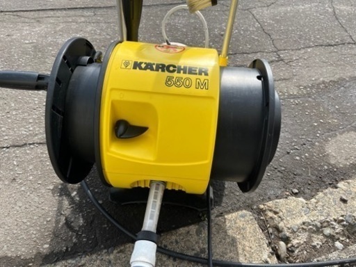 KARCHER ケルヒャー ホースリール付 家庭用 冷水 高圧洗浄機 550M 動作確認済 水漏れナシ 中古品 ① KARCHER ケルヒャー ホースリール付 家庭用 冷水 高圧洗浄機 550M 動作