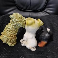格安　三匹の子犬の置物セットの画像