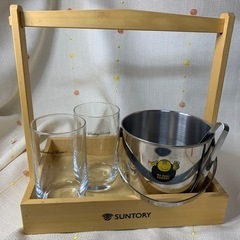 🆓グラスとアイスペールセットもらってください