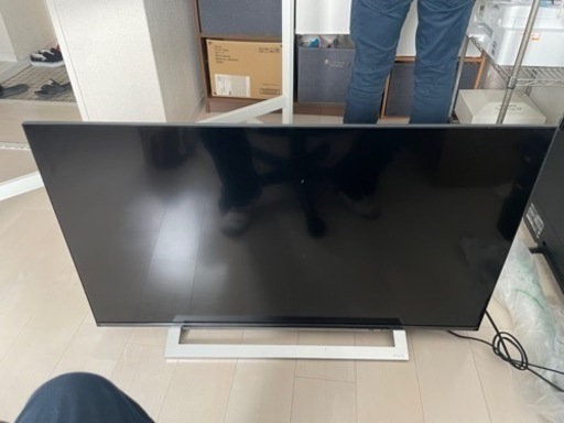 オフィス家電、テレビ、東芝　TOSHIBA 43型テレビ　ほぼ未使用品　　動作確認済