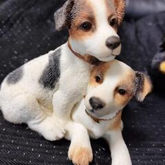 癒やし系わんこの置き物の画像