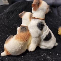 癒やし系わんこの置き物の画像