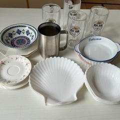 無料⭐️ジョッキ、サーモス、耐熱皿等