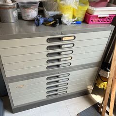 中古マップケースA1用紙用　＃図面用引出し
