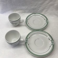⭐︎ドリーム2号館⭐︎ リモージュ磁器/コーヒーカップセット/CAFE PARIS/2客セットの画像