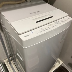 2022年9月購入　東芝 AW-8DH2(W) 全自動洗濯機 ZABOON 洗濯8kg グランホワイトAW8DH2(W)