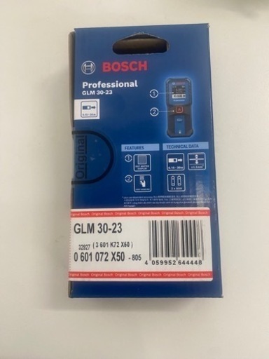 【未使用】BOSCH(ボッシュ) レーザーキョリケイ GLM30-23　リサイクルショップ宮崎屋佐土原店R6.5.11