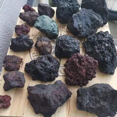 富士山の石 溶岩 アクアリウム  の画像