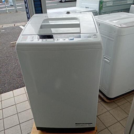 ★【日立】全自動洗濯機 2019年製 7kg [NW-R704] 【3ヶ月保証付★配送に設置込】自社配送時代引き可※現金、クレジット、スマホ決済対応※