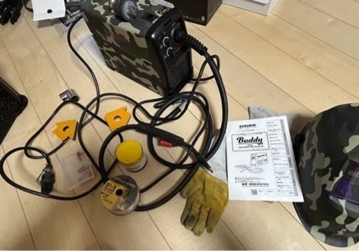 急ぎ格安100/200v半自動溶接機セット Buddy140  Suzukid