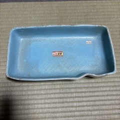 花器 焼き物 生花 ブルー