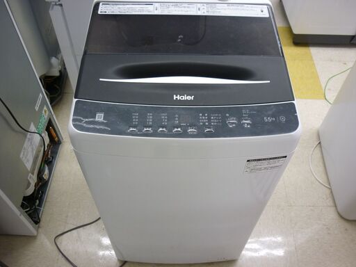 桐生店【現状品】 j-32 Haier 洗濯機 2022年製 JW-U55A