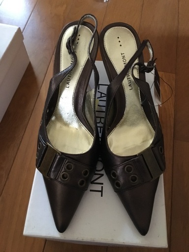 新品　ロートレアモン　パンプス　ちゃ　24センチ