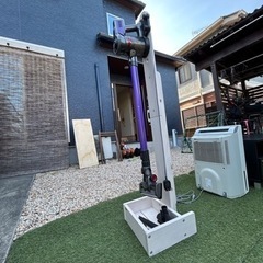 🉐iRoomのサイクロン掃除機&スタンド
