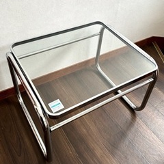 テーブル　ガラス　ミッドセンチュリー　スペースエイジ　昭和レトロ...