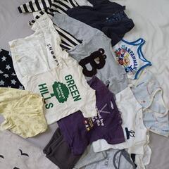 子供服　キッズ用品 子供　Tシャツ短パン　スリーパーなどおまとめ