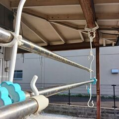 (中古)ステンレス 伸縮物干し竿 4本セット