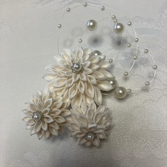 つまみ細工　コサージュ②