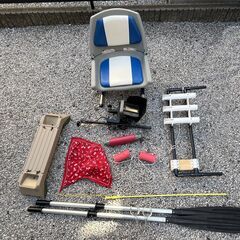 ビック245・BIC245 (現行名：スポーツヤック245、SPORTYAK245）、GPS魚探付
（PS-611CN）、ロッドホルダー、チェア付きの画像