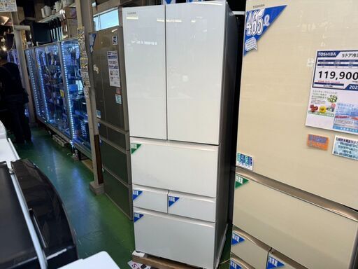 【愛品館八千代店】東芝　2023年製　6ドア冷蔵庫　GR-V460FH　未使用品