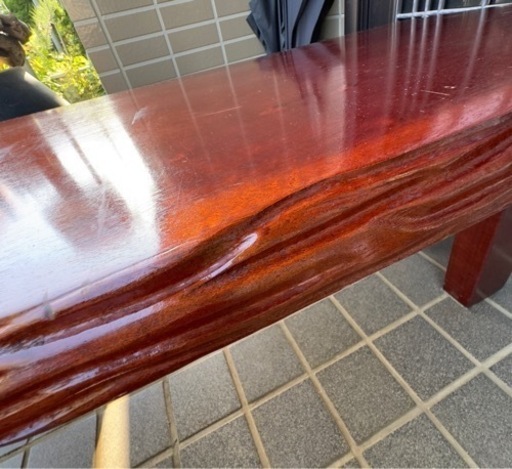 一枚板 テーブル 座卓、ローテーブル ヴィンテージ品 レトロ 昭和