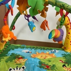 Fisher Price フィッシャープライス レインフォレスト・デラックスジム　ベビージムの画像