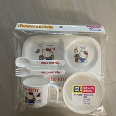 こども食器5点セット　キティちゃん