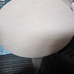 ニトリ　折りたたみ円形座卓　直径60cmの画像