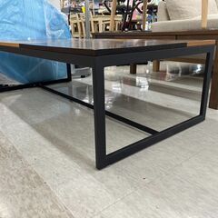 センターテーブル　木とアイアンの組み合わせの画像