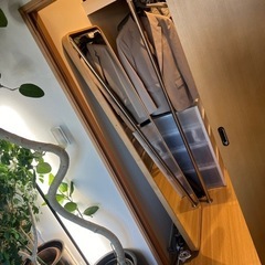 IKEA 姿見　大型ミラー　52x167 cm　木目調　北欧デザ...