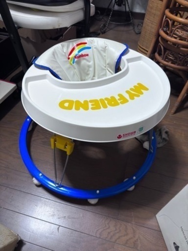 10月末まで！アンティーク 未使用　子供用品 ベビー用品 歩行器 当時物 未使用品 レトロ 昭和 貴重 レア ヴィンテージ