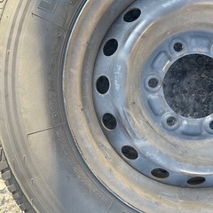 195/80R15  ハイエースバン、レジアスエースバン、キャラバンバン用　夏タイヤホイールセット　ブリヂストンの画像