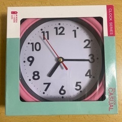 かけ時計　シンプル　
