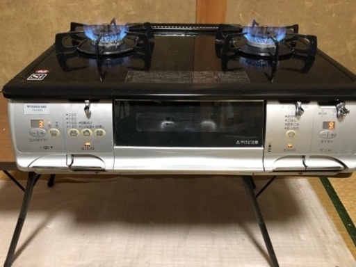 大阪ガス ガスコンロ ガステーブル 210-H050 都市ガス 2019年製　近ければ配達します。