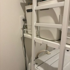 洗濯機 棚 洗面台の画像
