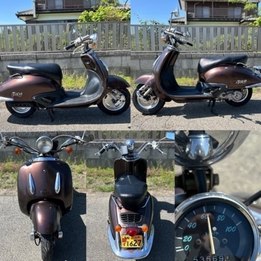 ジョーカー90快速2スト.自賠責令和8年4月付☆タイヤ・シート・プラグなど新品交換☆他にも色々整備で快調！原付二種スクーター☆ ジョーカー90快速2スト.自賠責令和8年4月付☆タイヤ・シート・プラグ