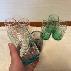 決まりました　グラス7個セット（コカコーラ・マクドナルドロゴ入り）