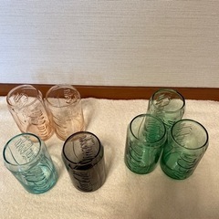 決まりました　グラス7個セット（コカコーラ・マクドナルドロゴ入り）の画像
