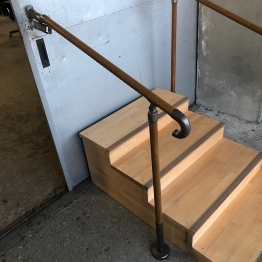 介護用 手すり付 階段 80×120×47cm 特注品