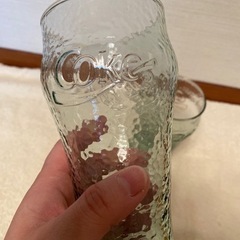 グラス2個セット（コカコーラロゴ入り）の画像