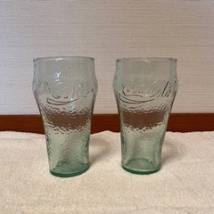 グラス2個セット（コカコーラロゴ入り）の画像