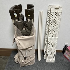 アップリカベビーベッド　ココネルエアー+カトージキャンピングホルダーの画像