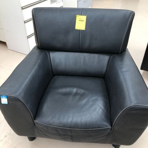 wa 818 一人用ソファ ブラック