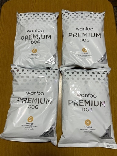 ワンフープレミアムドッグフード未開封10袋