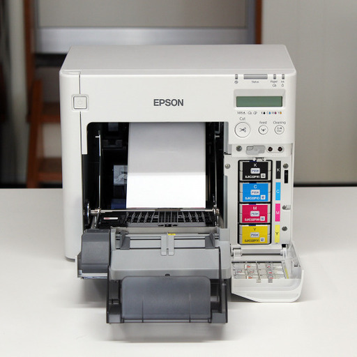 美品★エプソン TM-C3500 ラベルプリンター 消耗品付