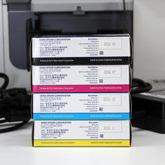 美品☆エプソン TM-C3500 ラベルプリンター 消耗品付