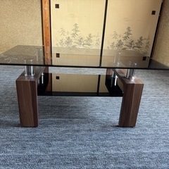ガラステーブル ローテーブル センターテーブル リビングテーブル...