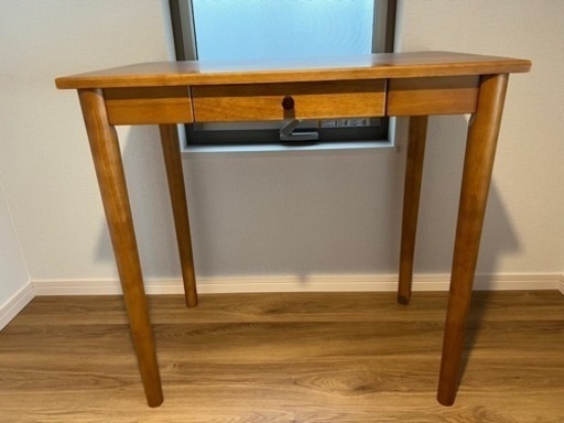 天然木の机　デスク